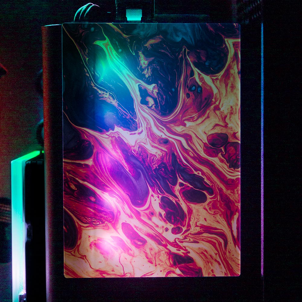 Phoenix RGB SSD Cover Vertical - Geoglyser - V1Tech