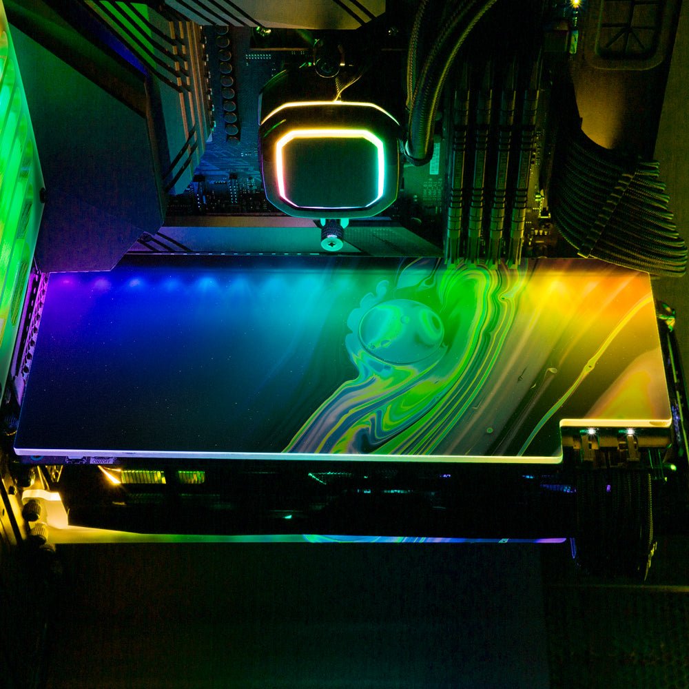 Phosphenes RGB GPU Backplate - Maalavidaa - V1Tech