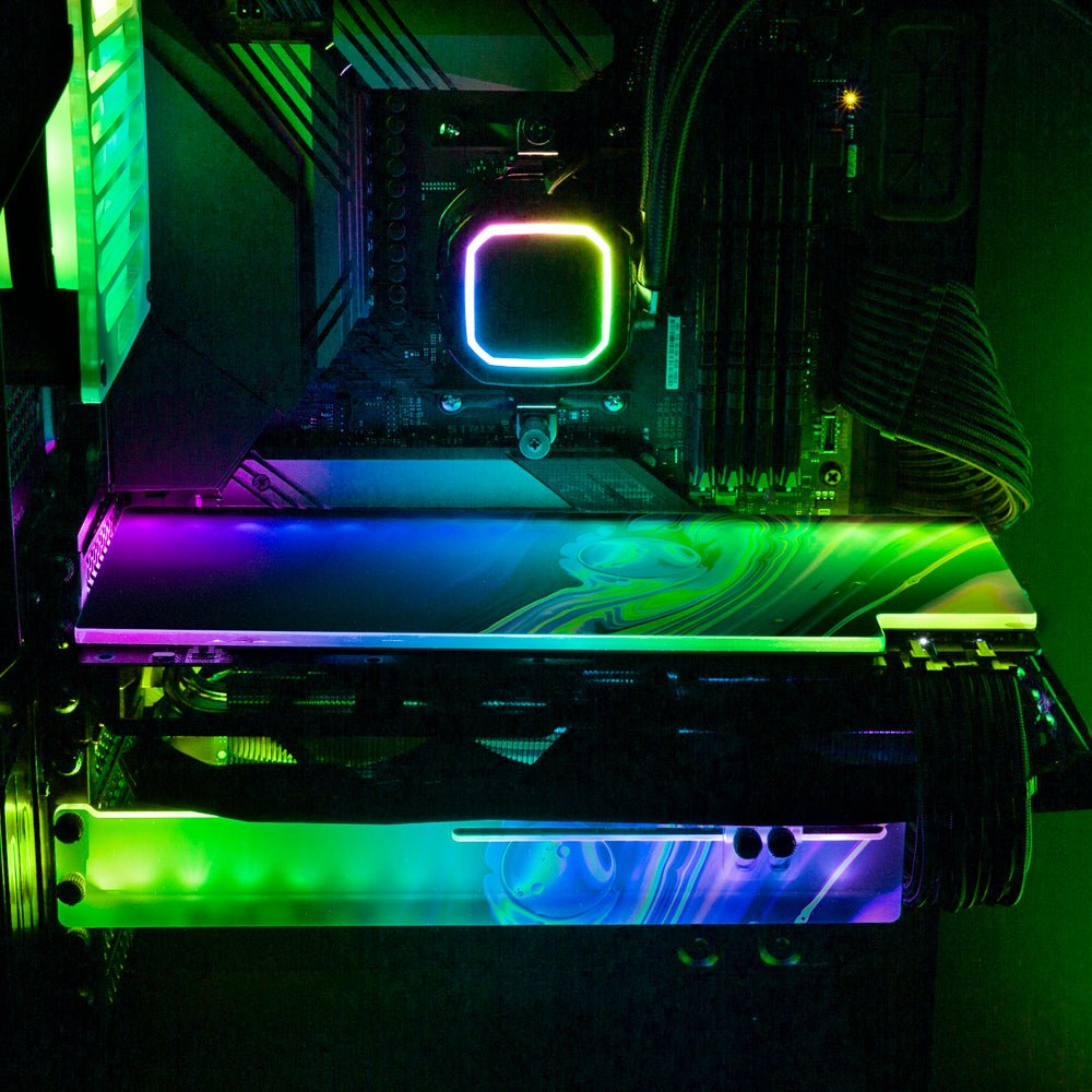 Phosphenes RGB GPU Backplate - Maalavidaa - V1Tech