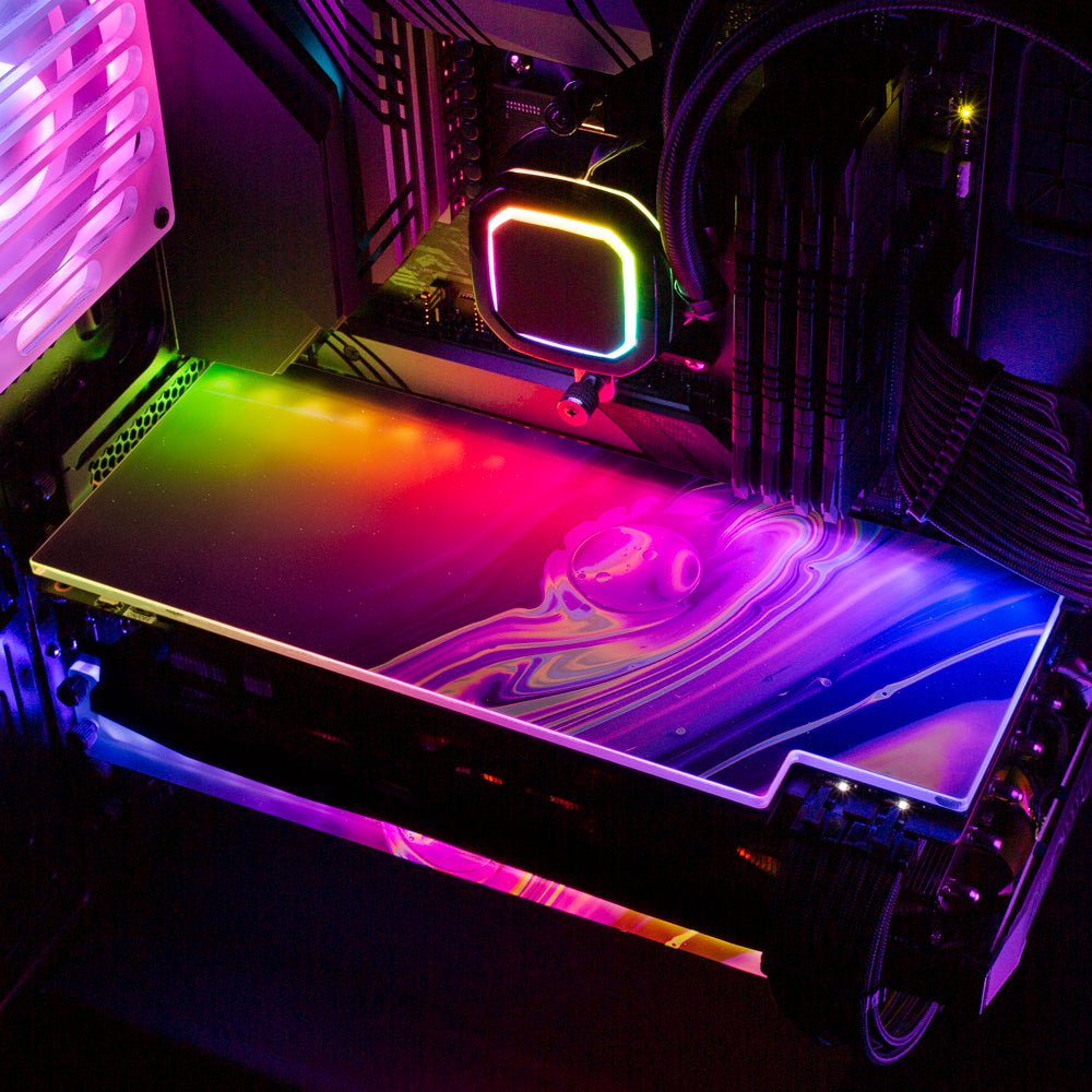 Phosphenes RGB GPU Backplate - Maalavidaa - V1Tech