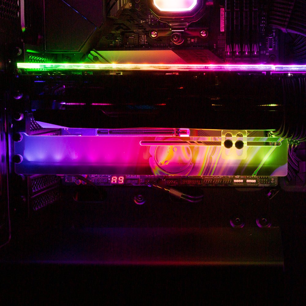 Phosphenes RGB GPU Support Bracket - Maalavidaa - V1Tech