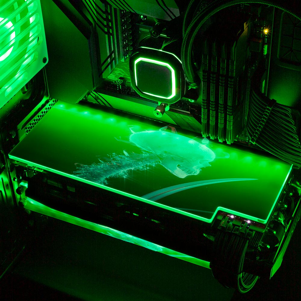 Photosynthesis RGB GPU Backplate - Itwasleo - V1Tech