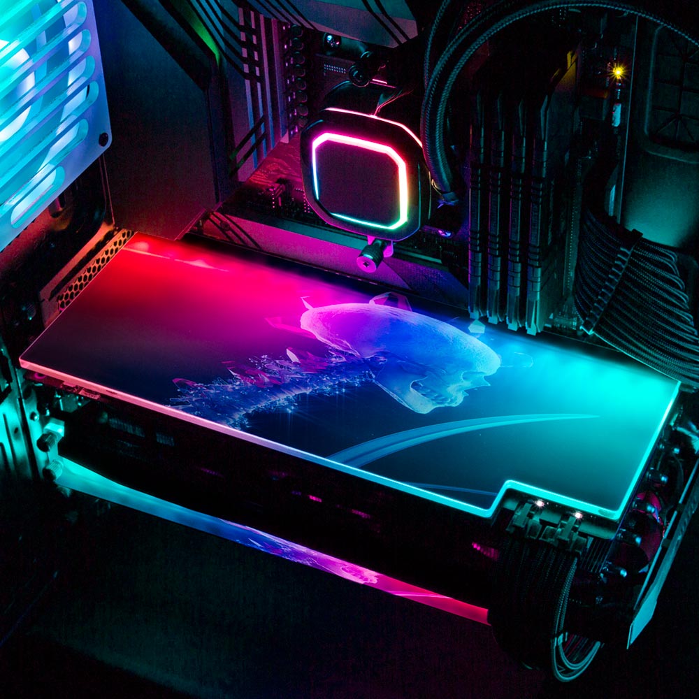 Photosynthesis RGB GPU Backplate - Itwasleo - V1Tech