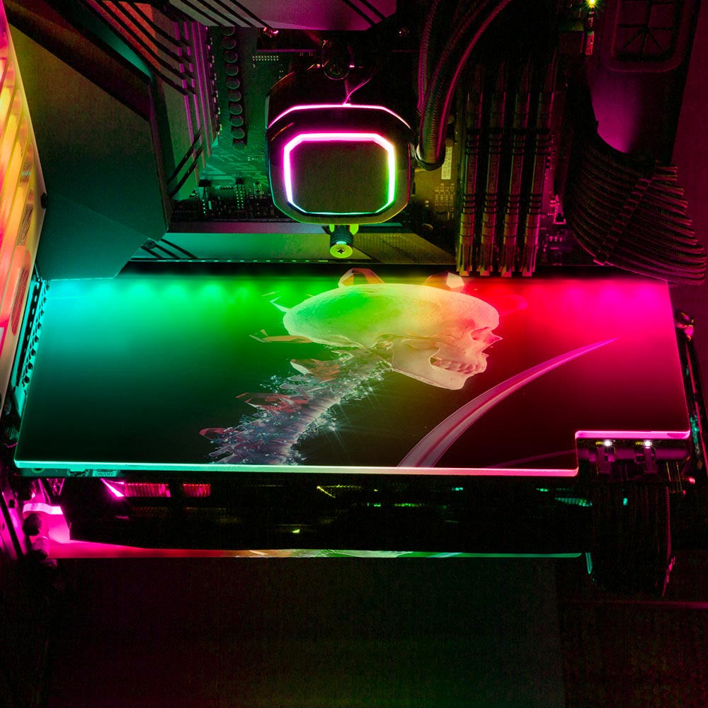 Photosynthesis RGB GPU Backplate - Itwasleo - V1Tech