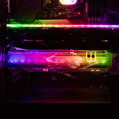 Photosynthesis RGB GPU Support Bracket - Itwasleo - V1Tech