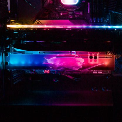 Photosynthesis RGB GPU Support Bracket - Itwasleo - V1Tech