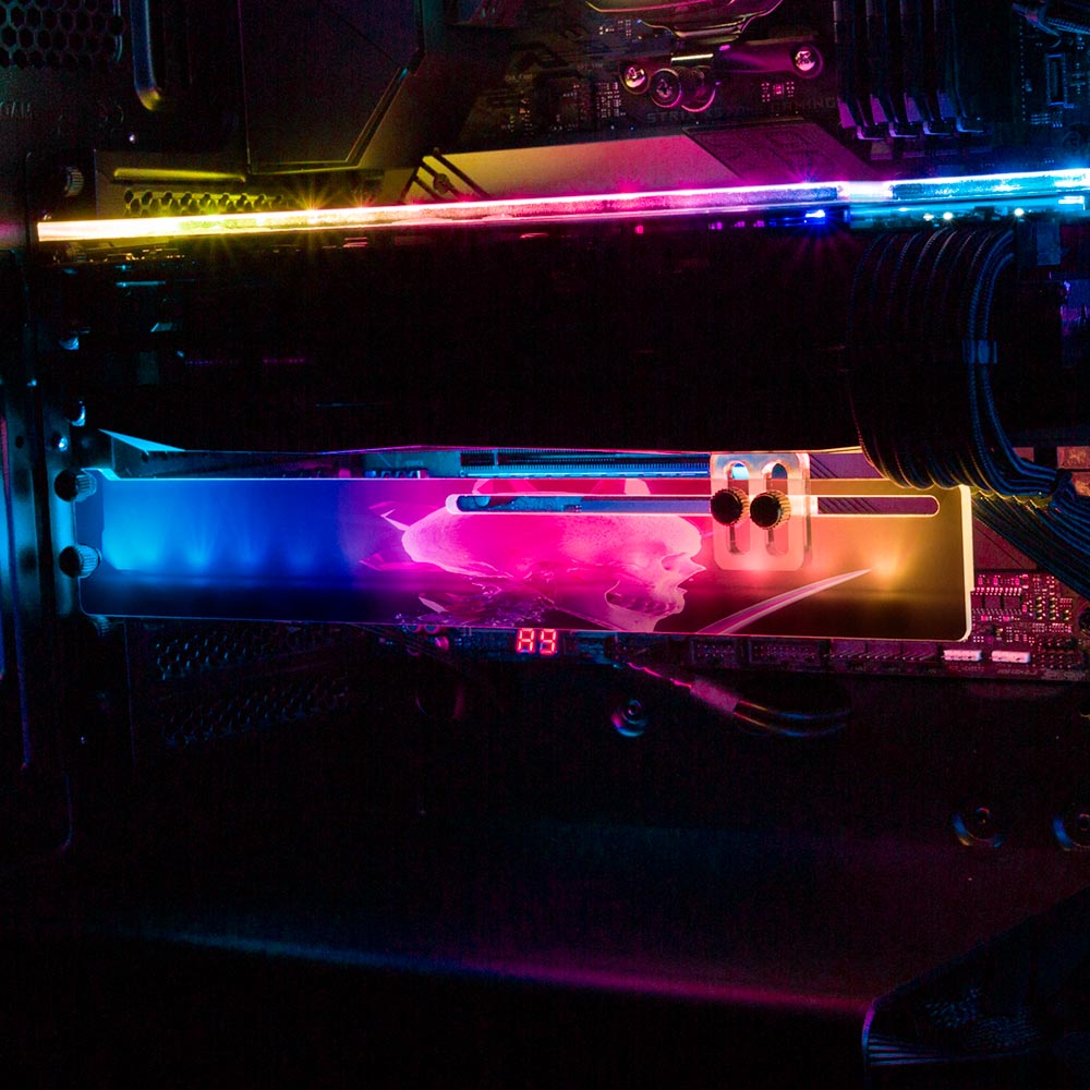 Photosynthesis RGB GPU Support Bracket - Itwasleo - V1Tech