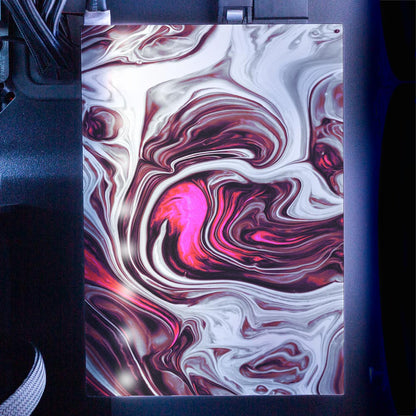 Pink Dreams RGB HDD Cover Vertical - Geoglyser - V1Tech