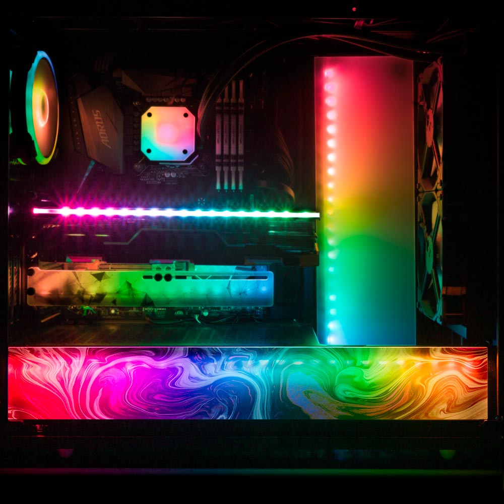 Pink Dreams RGB PSU Shroud Cover - Geoglyser - V1Tech