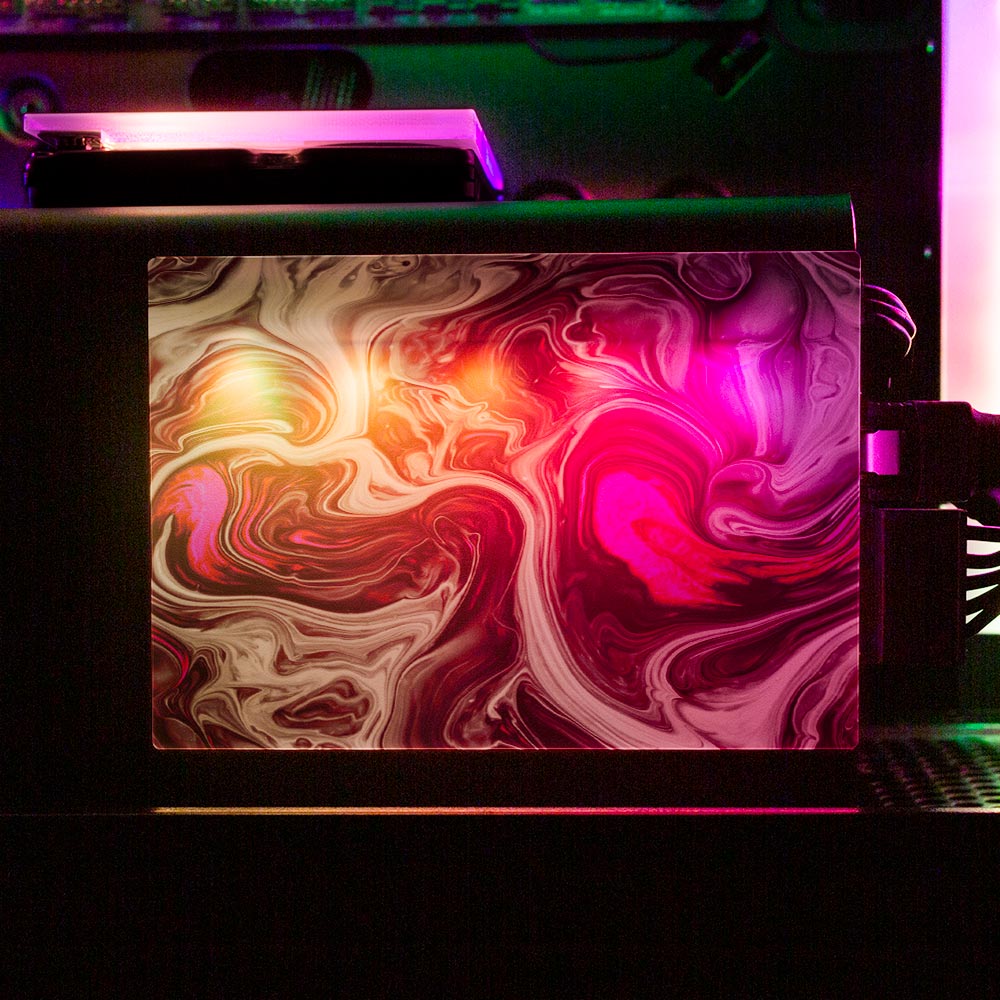 Pink Dreams RGB SSD Cover Horizontal - Geoglyser - V1Tech