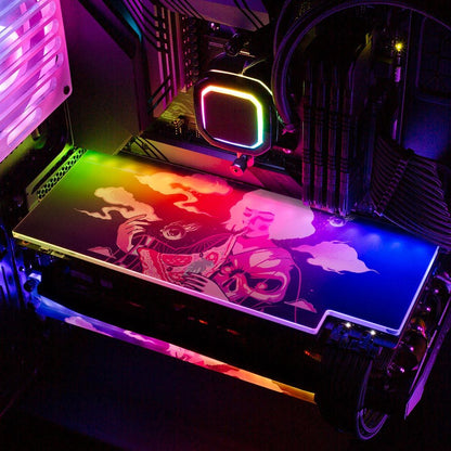 Pizza Geisha RGB GPU Backplate - HeyMoonly - V1Tech