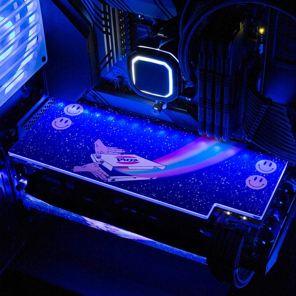 Pizza Time RGB GPU Backplate - Javilostcontrol - V1Tech