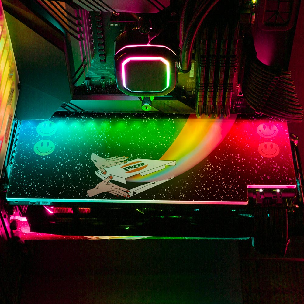 Pizza Time RGB GPU Backplate - Javilostcontrol - V1Tech