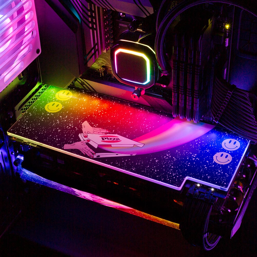 Pizza Time RGB GPU Backplate - Javilostcontrol - V1Tech