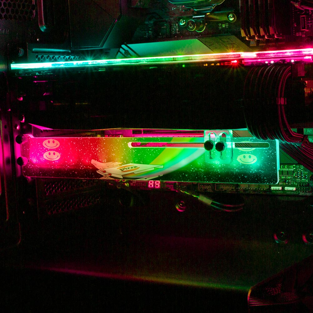 Pizza Time RGB GPU Support Bracket - Javilostcontrol - V1Tech