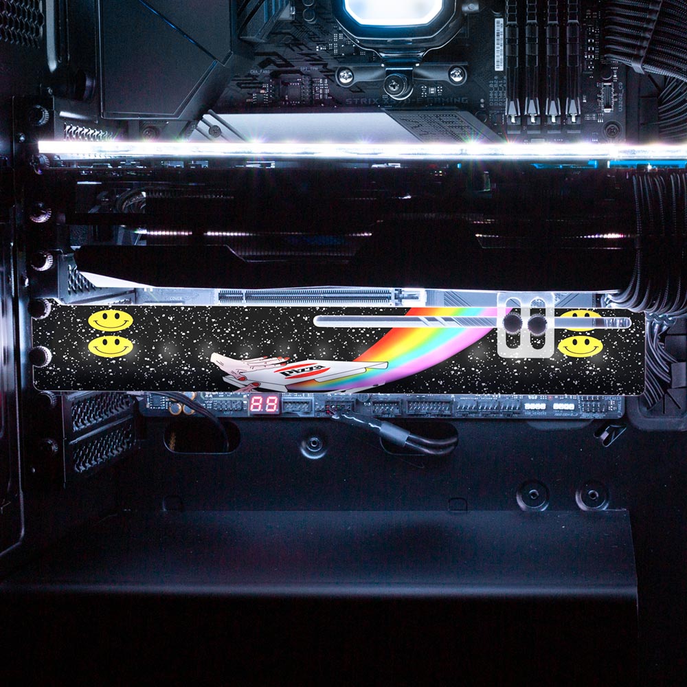 Pizza Time RGB GPU Support Bracket - Javilostcontrol - V1Tech