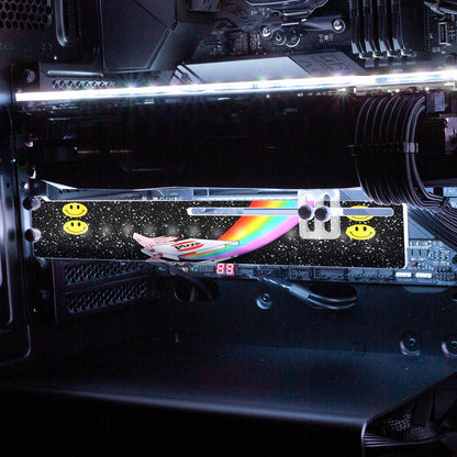 Pizza Time RGB GPU Support Bracket - Javilostcontrol - V1Tech