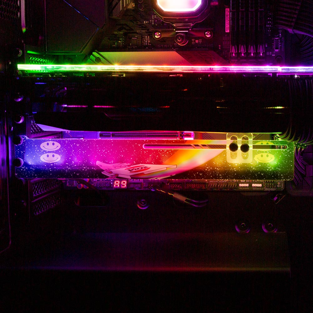 Pizza Time RGB GPU Support Bracket - Javilostcontrol - V1Tech