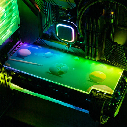 Planet Pool RGB GPU Backplate - Ismaeel Shaikh - V1Tech