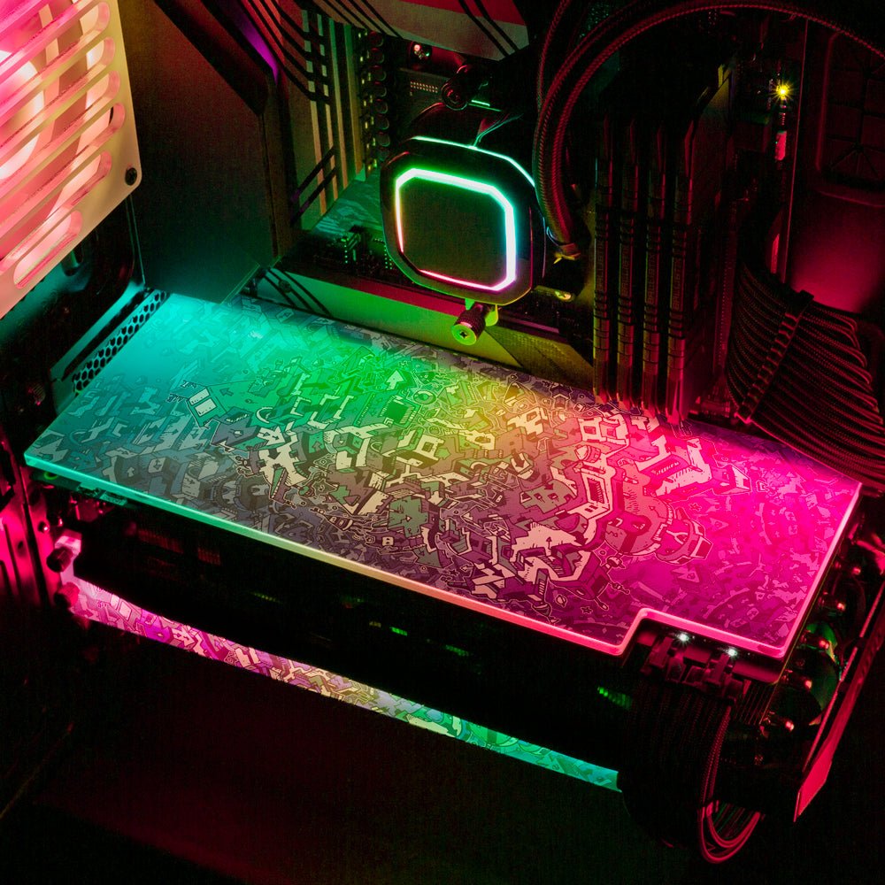 Portalus RGB GPU Backplate - Dune Haggar - V1Tech