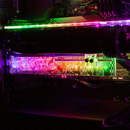 Pretty Thoughts RGB GPU Support Bracket - Tankuss - V1Tech