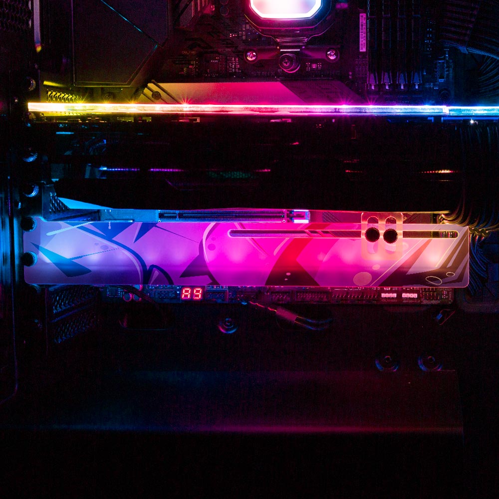 Pride RGB GPU Support Bracket - V1Tech