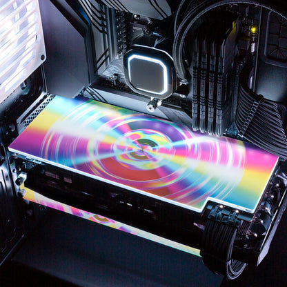 Prismatic Saucer RGB GPU Backplate - Guedda HM - V1Tech