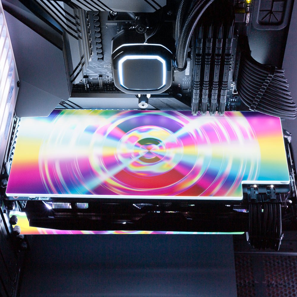 Prismatic Saucer RGB GPU Backplate - Guedda HM - V1Tech