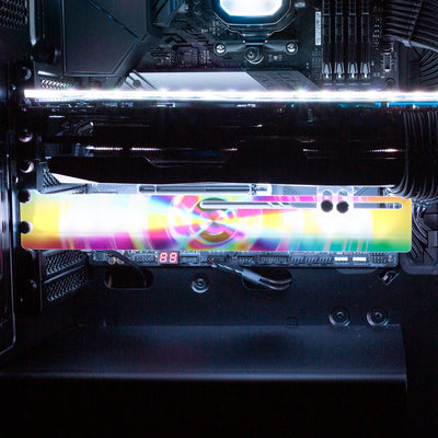 Prismatic Saucer RGB GPU Support Bracket