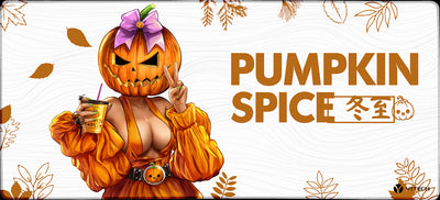 Pumpkin Girl X-Large Mouse Pad