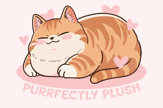 Purrfectly Plush Plexi Glass Wall Art - Fanfreak - V1Tech