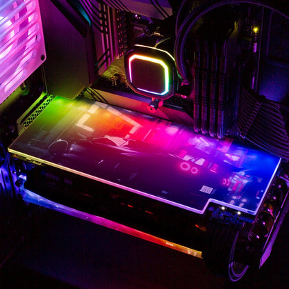 R-34 Skyline RGB GPU Backplate - Skie Graphic Studio - V1Tech