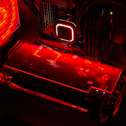 R-34 Skyline RGB GPU Backplate - Skie Graphic Studio - V1Tech