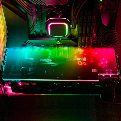 R-34 Skyline RGB GPU Backplate - Skie Graphic Studio - V1Tech