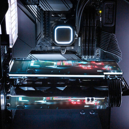 R-34 Skyline RGB GPU Backplate - Skie Graphic Studio - V1Tech