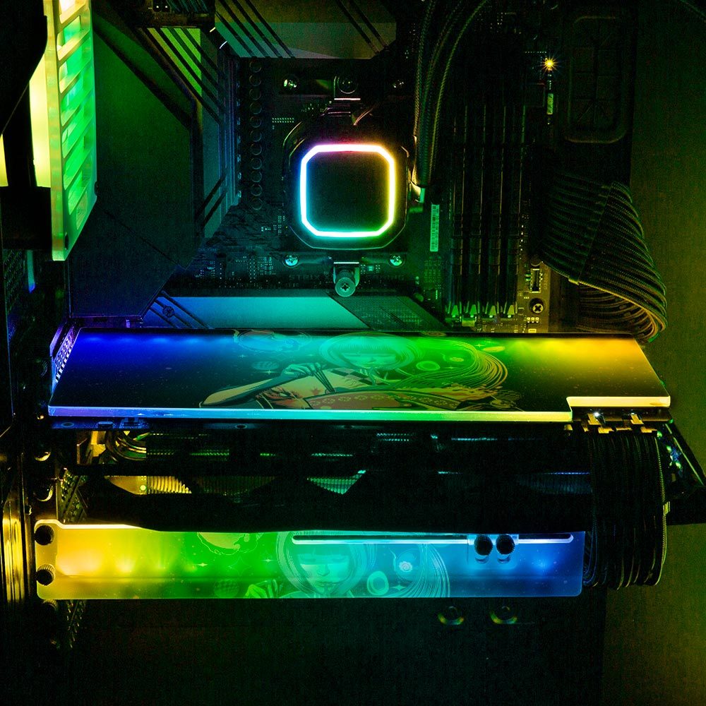 Ramen Geisha RGB GPU Backplate - HeyMoonly - V1Tech