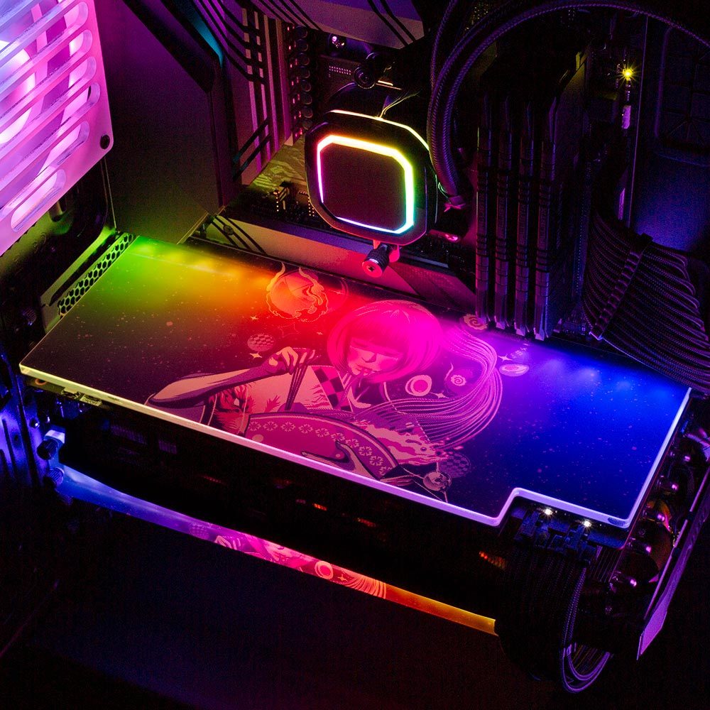 Ramen Geisha RGB GPU Backplate - HeyMoonly - V1Tech