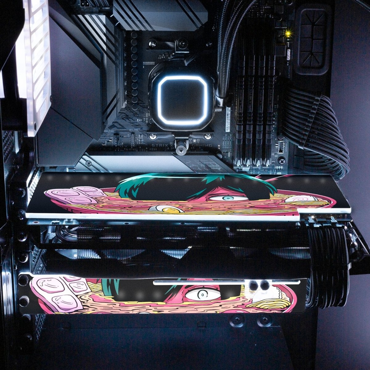 Ramen Goryo RGB GPU Backplate - Vincent Trinidad Art - V1Tech