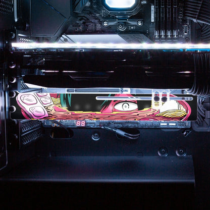 Ramen Goryo RGB GPU Support Bracket - Vincent Trinidad Art - V1Tech