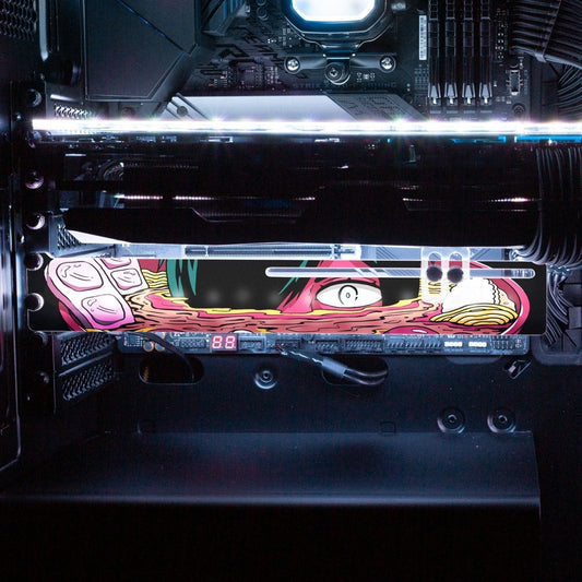 Ramen Goryo RGB GPU Support Bracket - Vincent Trinidad Art - V1Tech