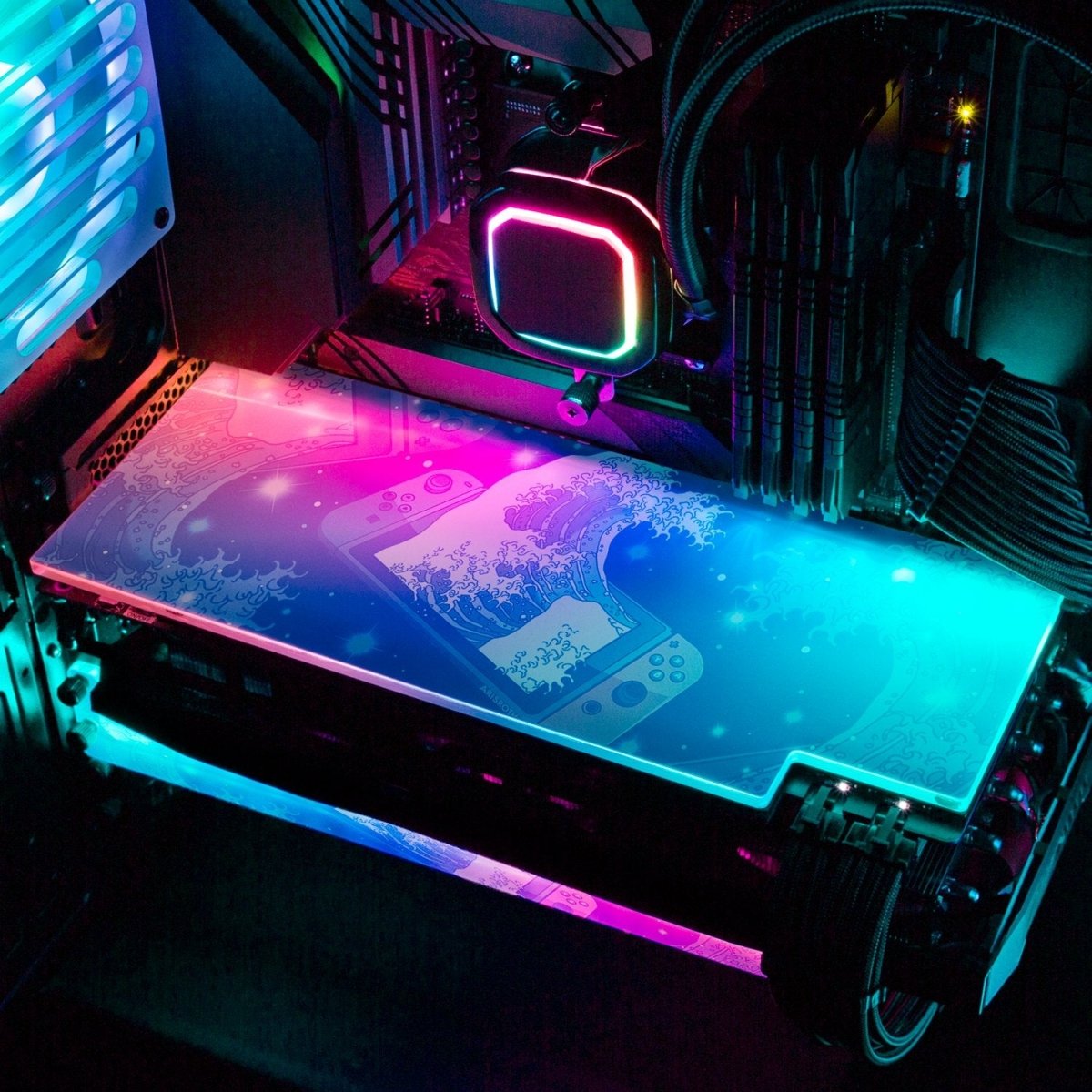 Reality Switch RGB GPU Backplate - Aris Roth - V1Tech