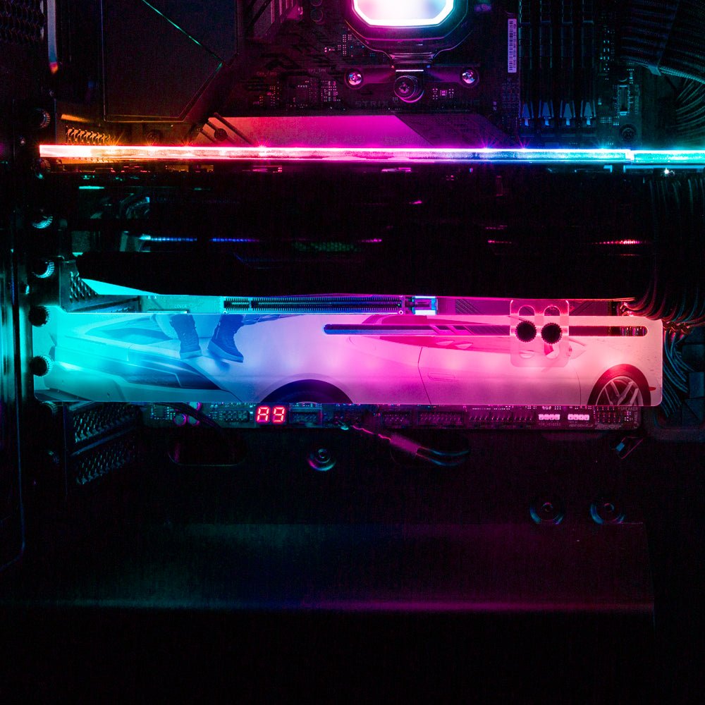 Rebel Without a Cause RGB GPU Support Bracket - Nogar007 - V1Tech