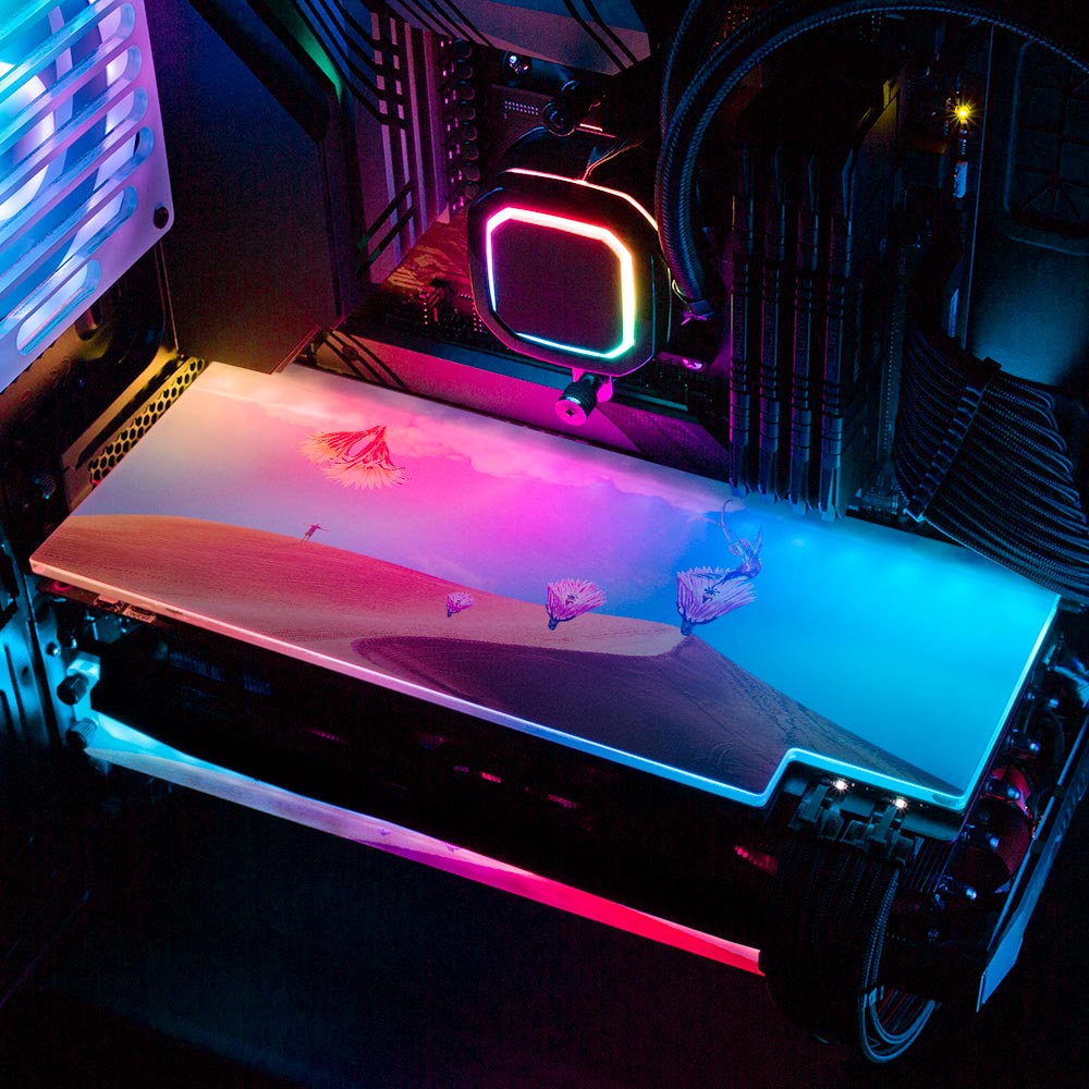 Rebirth RGB GPU Backplate - Spectacular.way - V1Tech