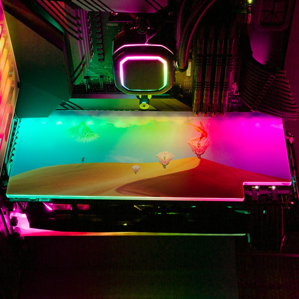 Rebirth RGB GPU Backplate - Spectacular.way - V1Tech