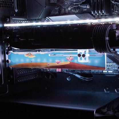 Rebirth RGB GPU Support Bracket - Spectacular.way - V1Tech