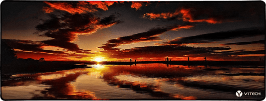 Red Sunset Large Mouse Pad - Ben Mulder Photography - V1 Tech