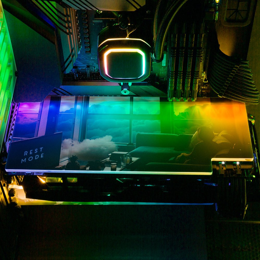 Rest Mode RGB GPU Backplate - Perphotal - V1Tech