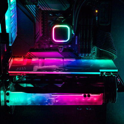 Rest Mode RGB GPU Support Bracket - Perphotal - V1Tech