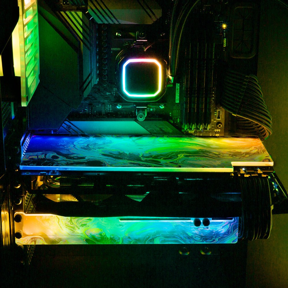 Rest My Chemistry RGB GPU Backplate - Maalavidaa - V1Tech