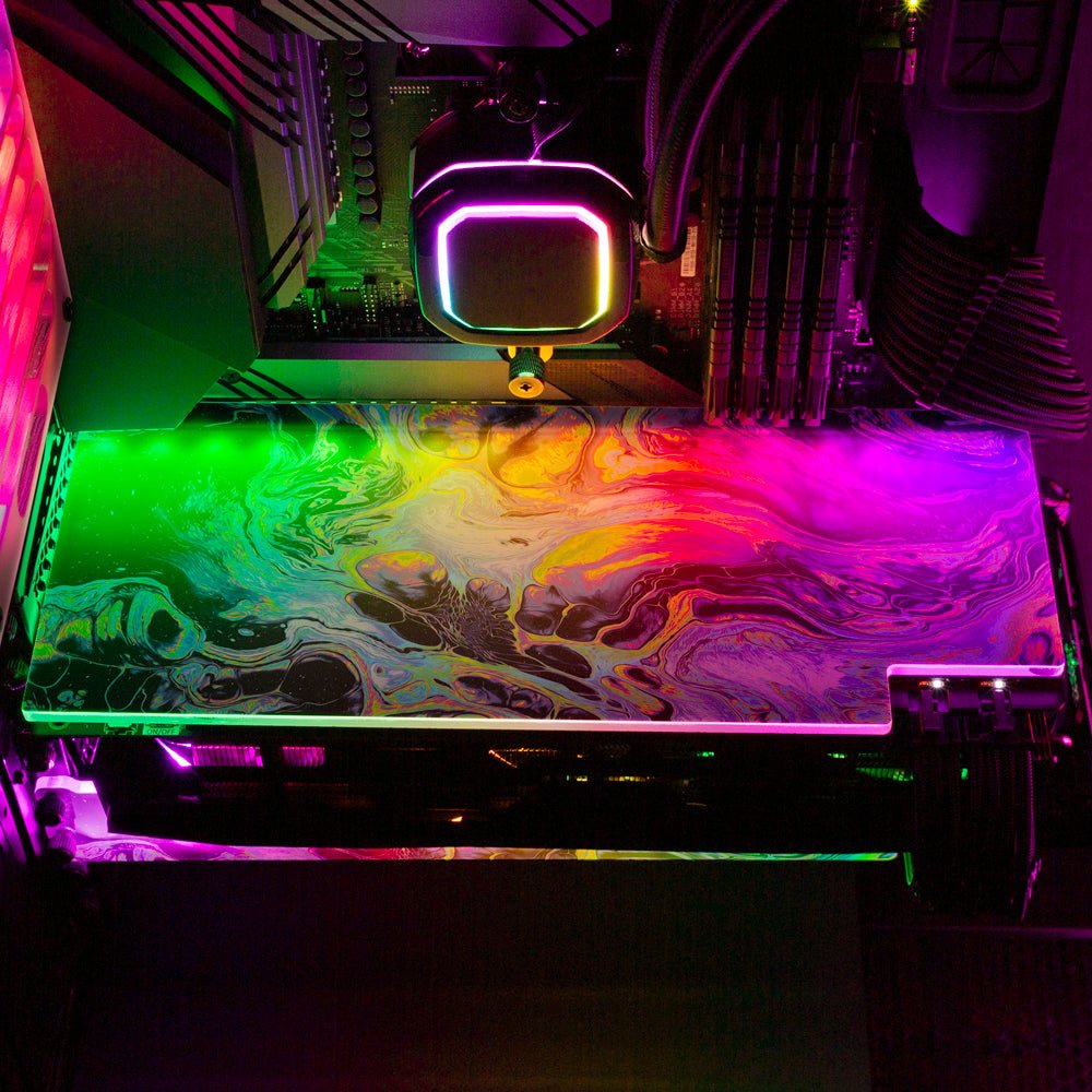 Rest My Chemistry RGB GPU Backplate - Maalavidaa - V1Tech